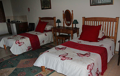 Guest room beds